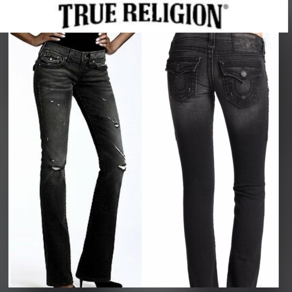 True Religion Disco Billy Hipster Jeans size 24